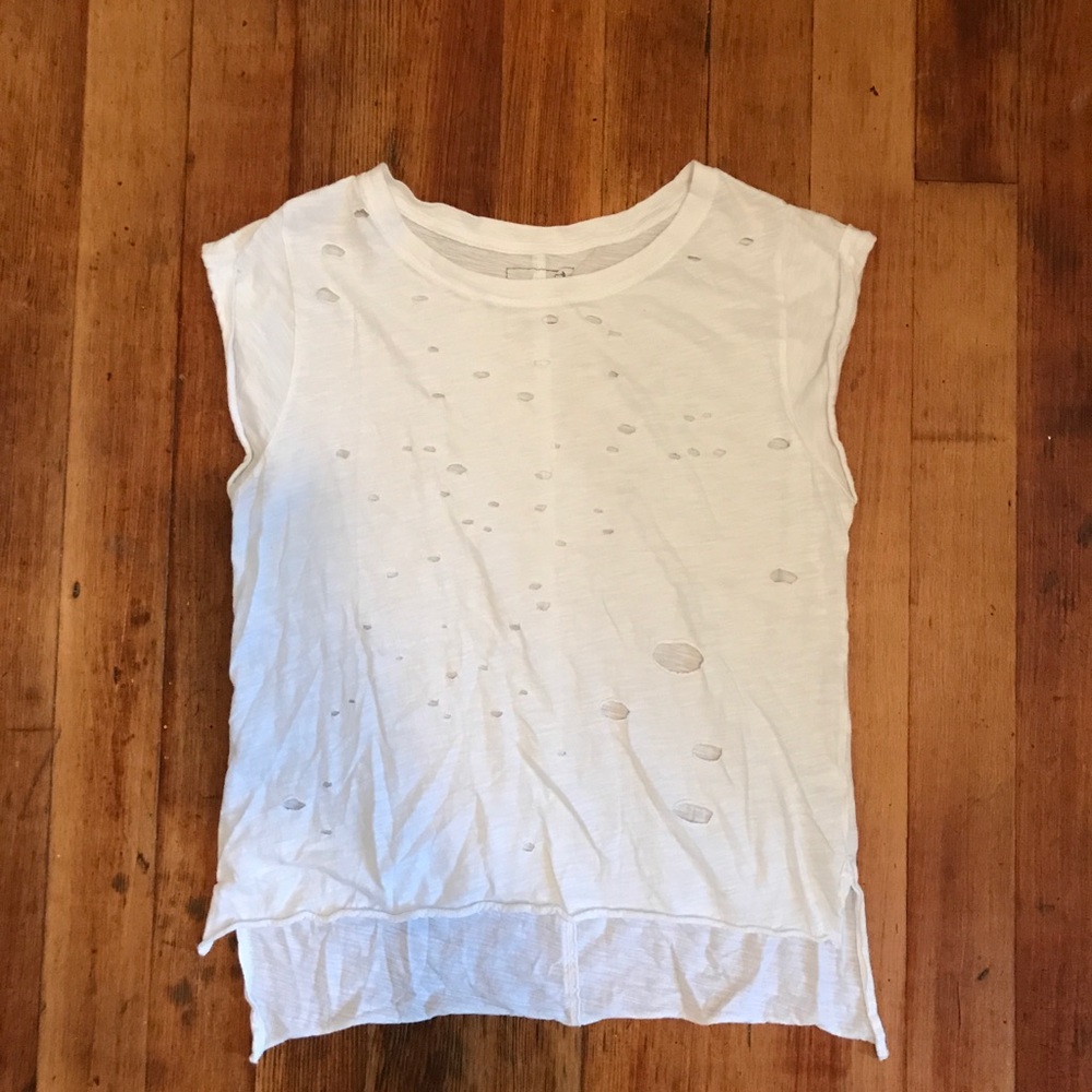 Free People Distressed Top
